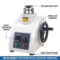 Máquina de Preparación de Muestras Metalográficas por Compresión en Caliente Semiautomática XQ-2B para Investigación de Laboratorio, Prensa de Montaje de Especímenes