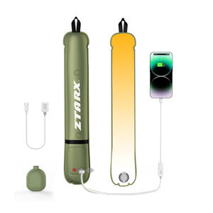 Pieghevole luce solare campeggio, all'aperto gonfiabile lampada a LED con Base magnetica, impermeabile sospesa aria colonna lanterna - Product Image 2