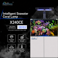 Lampe LED pour aquarium marin SKYNUO X240CE haute performance, 10 canaux, Bluetooth/WIFI, intelligente, pour récif corallien