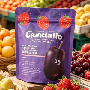 Printed Aluminum Foil Food Grade PE Zipper Pouch 1KG G Food Moisture Proof Mylar <b>Bags</b> for Gummies Candy Coffee Dog Treat - Product Image 3