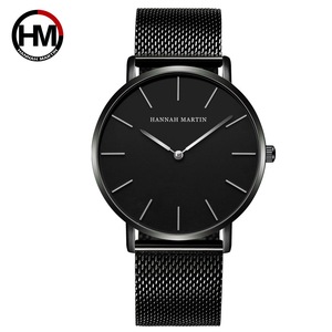 Hannah Martin CH02W Mouvement japonais Minimaliste Ultra-mince <span class=keywords><strong>Dw</strong></span> Milan Bande d'acier de précision tissée <span class=keywords><strong>Montre</strong></span> pour <span class=keywords><strong>homme</strong></span>, <span class=keywords><strong>Montre</strong></span> étanche - Product Image 2