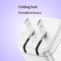 Chargeur rapide GaN 65W PD multi-protocoles double port USB-C USB Type-C pour ordinateur portable MacBook, adaptateur secteur CE FCC