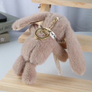 Nouvelle Peluche <span class=keywords><strong>Lapin</strong></span> Mignonne à Grandes Oreilles en Coton PP Doux et Moelleux, Pendentif de Sac, Animal en Peluche de Dessin Animé Créatif pour Machine à Pinces - Product Image 2