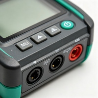 Testeur numérique de résistance d'isolement 500V 1000V, Mégohmmètre portatif pour mesure (précision 0,05% + 2), Plage 0,01 M-2000 G