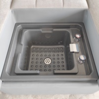 Fauteuil de massage électrique moderne et confortable pour salon de beauté et spa, avec trou facial, idéal pour les massages des pieds