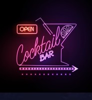 Lampu Neon Tanda Bir Tahan Guncangan LED Tampilan Elektronik Tanda Iklan Komersial Bar Klub Dalam Ruangan Iklan Kustom Tanda Lampu Neon