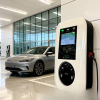 Estación de Carga para Vehículos Eléctricos Comercial, 7/11/22kW, Tipo 2, OCPP 1.6J, Montaje en Pared, Solución para Estacionamiento en el Lugar de Trabajo, Jinghu TA-AC-W-B, Nueva, IP65