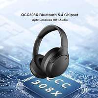 Casque de jeu LE Audio 5.4 avec affichage numérique, ANC, étanchéité IPX5, faible latence, entrée USB-C/Aux