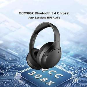 Casque audio LE Audio LC3 AURACAST Bluetooth 5.4 <span class=keywords><strong>Aptx</strong></span> Lossless/Adaptive/HD/LL pour TV et jeux, faible latence, entrée USB C/Aux - Product Image 2