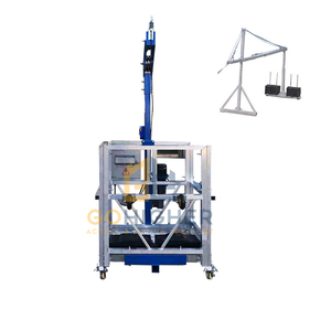 Plataforma Elevadora <span class=keywords><strong>Exterior</strong></span> Góndola Semipermanente Ventana limpia Plataforma DE TRABAJO suspendida única Columpios completos para pintores - Product Image 2