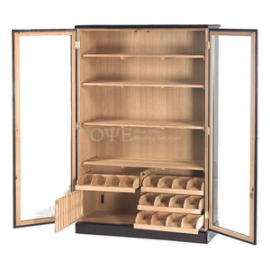 Sang trọng tùy chỉnh bằng gỗ cửa kính hiển thị lưu trữ Cigar Humidor tủ - Product Image 3