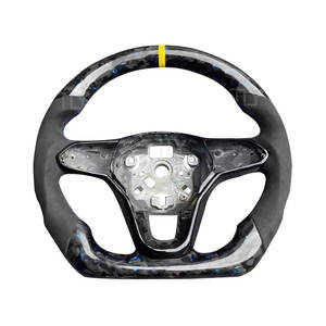 Volant en fibre de carbone forgé sur mesure, cuir, pour VW <span class=keywords><strong>Golf</strong></span> <span class=keywords><strong>GTI</strong></span> R MK7 MK8 <span class=keywords><strong>Golf</strong></span> <span class=keywords><strong>gti</strong></span>, amélioration de l'intérieur - Product Image 4