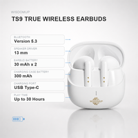 Écouteurs sans fil OEM de haute qualité en gros, Bluetooth 5.4, étanches, pour la musique Hi-Fi, oreillettes électroniques