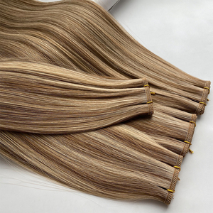 ผมมนุษย์บริสุทธิ์แบบคู่ผมต่อแบบทอทุก<span class=keywords><strong>สี</strong></span>มีให้เลือก - Product Image 6