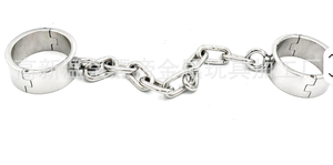 Menottes de cheville en acier inoxydable style rock, étanches, en forme de chaîne, pour bondage, fétichisme BDSM, jouets sexuels - Product Image 4