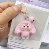 Llavero de Muñeca Adorable, Mini Muñecas de Resina Flocada, Adornos de Caja Sorpresa, Decoración de Escritorio Favorita de Estudiantes a la Moda, Pequeños Adornos