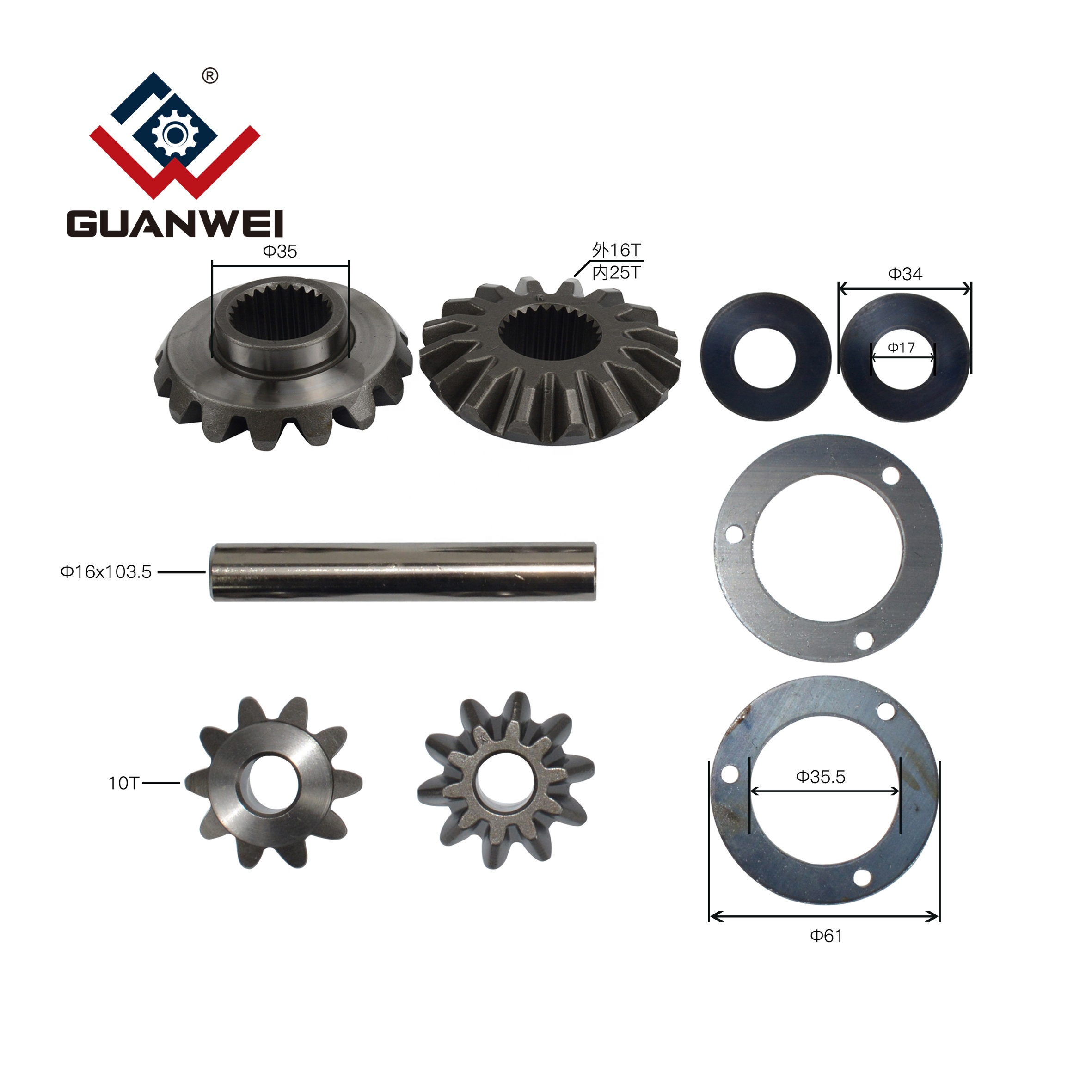 OEM Differential Spider Kit for Toyota AVANZA/LITE/TOWNACE/RUSH