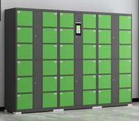 Casier intelligent pour centre commercial, salle de sport, livraison automatique de colis, étanche, durable, avec serrure à clavier électronique, panneau solaire, casier électronique de plage