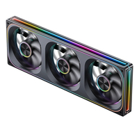 Ventilateur de boîtier PC 3-en-1 ARGB Lian Li 120mm*3 PWM à roulement fluide 16dBA avec bande RGB latérale à effet miroir infini pour châssis de bureau gaming