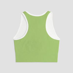 Women's Custom Designed Sexy <b>Crop</b> <b>Tops</b> Marathon Tank <b>Top</b> Breathable Short Sleeve Knitted Polyester Fitness Yoga - Product Image 4