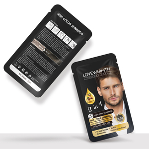 Không Có PPD Không Amoniac 100% Màu Xám Bảo Hiểm Tự Nhiên Dark Brown Nhanh Chết Cho Tóc Râu Râu Màu Tóc Dầu Gội - Product Image 3