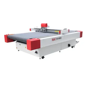 2023 New Paper Cutter With Automatic Feeding System Flatbed Ploter Leather Fabrics Cutting Machine