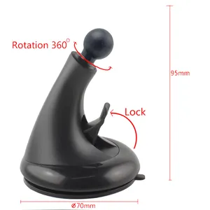 Upgraded Anti Shake Thick Case Friendly Phone Mount For Car Universal Cell Phone Mount Windshield Cradle Black Grey