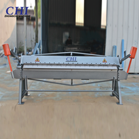 Machine à cintrer les tôles, plieuse manuelle pour conduits HVAC, machine à plier les bords de tôles, machine à conduits carrés