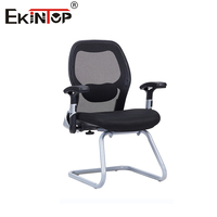 Chaise de bureau ergonomique Ekintop avec siège en maille de luxe, qualité supérieure, confort de travail, sièges de bureau de qualité, fourniture de chaises de bureau