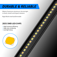Kit d'éclairage LED Aurora pour extérieur, camping, DC12V, étanche, bande lumineuse pour camping-car, caravane, tente, auvent