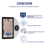 Contrôle d'accès biométrique Android avec reconnaissance faciale dynamique et empreinte palmaire, avec API SDK ouverte pour tourniquet d'entrée d'usine