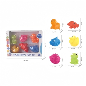 12pcs bé mềm khối xây dựng cho bé cảm giác tắm Đồ chơi teethers bóp trẻ mới biết đi trẻ em tắm đồ chơi Quà tặng - Product Image 3