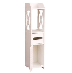 Armadietto del bagno della fabbrica autoportante con supporto di <span class=keywords><strong>carta</strong></span> <span class=keywords><strong>igienica</strong></span> scaffale del bagno con <span class=keywords><strong>porta</strong></span> - Product Image 4