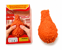 Jouet Squishy Géant en Forme de Cuisse de Poulet, Réaliste, Effet Frit, à Remontée Lente, en TPR, Anti-Stress, Jouet Sensoriel Unisexe à Partir de 14 Ans