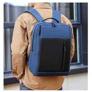 Sac à dos promotionnel unisexe pour ordinateur portable, en polyester Oxford, avec doublure, pour voyage et école, avec port de chargement USB - Product Image 6