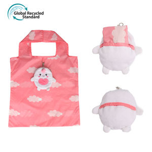 2025 nouvelle vente chaude mignon Mini jouets en peluche jouet pour chien respectueux de l'environnement avec sac à provisions promotionnel pour les enfants - Product Image 2