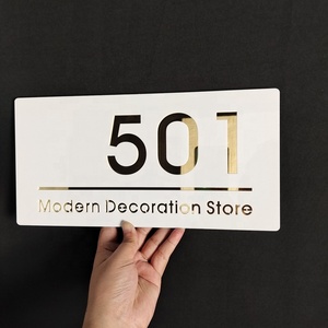 Panneau de porte en acrylique personnalisé Kexian Panneaux de chambre d'hôtel <span class=keywords><strong>Plaque</strong></span> de numéros de <span class=keywords><strong>maison</strong></span> <span class=keywords><strong>Plaque</strong></span> de signe d'<span class=keywords><strong>adresse</strong></span> de rue <span class=keywords><strong>pour</strong></span> la <span class=keywords><strong>maison</strong></span> - Product Image 2