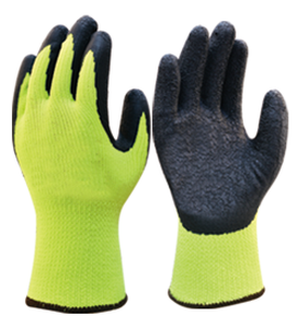 Guantes de invierno de látex cepillado, guantes de seguridad recubiertos de winkle, para trabajo en frío, para el invierno, transporte y logística - Product Image 1