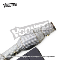 Tuyau AUTO Titanium X pour Lamborghini Murcielago LP620/LP640/LP670 6.5L V12 2004-2010 Silencieux à soupape Sport
