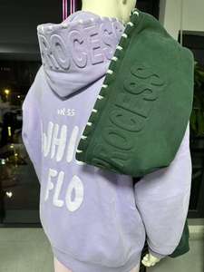 Sudadera con Capucha Extra Grande Unisex de Algodón de Alta Calidad, 420 g/m², Personalizada, 100% Algodón, con Estampado en Relieve 3D para Hombre - Product Image 4