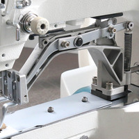Machine à coudre industrielle à point de barrette HK-430D, facile à utiliser, avec lubrification automatique et cœur PLC