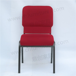 Hiện đại sang trọng chất lượng cao Red vải tiệc ghế cho Nhà thờ hoặc nhà hát sử dụng - Product Image 1