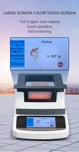 MesuLab digital tabaco carvão ultra fino pó alimento grão umidade halogênio umidade equilíbrio tester analisador medidor preço - Product Image 3