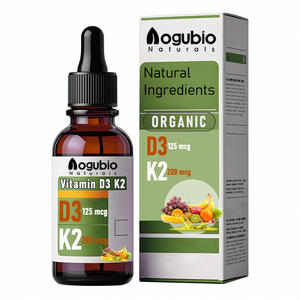 Fabrika kaynağı Vitamin D3 K2 5,000 IU sıvı damla MCT yağı Omega 3 sıvı D vitamini takviyesi damlalar - Product Image 1