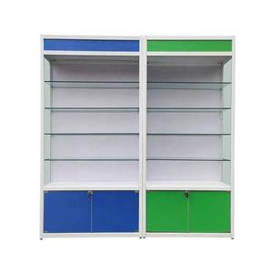 Espositore per <span class=keywords><strong>farmacia</strong></span> con ripiani in vetro temperato moderna <span class=keywords><strong>farmacia</strong></span> con porte chiudibili a chiave - Product Image 5