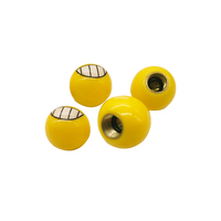 Smile Tire Valve Cap Cross Shape Wheel Tire Valve Stems Caps Valve Cover