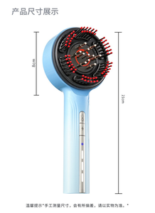 Peine <span class=keywords><strong>de</strong></span> Masaje con Microcorriente Eléctrica y Líquido Conductor <span class=keywords><strong>de</strong></span> Luz Roja, Instrumento para Aplicación <span class=keywords><strong>de</strong></span> Medicamentos <span class=keywords><strong>en</strong></span> el Cuero Cabelludo - Product Image 6