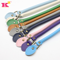 Offre Spéciale haute qualité 40cm haute qualité en cuir véritable poignée de sac bandoulière sangle pour bricolage accessoires de fabrication de sacs