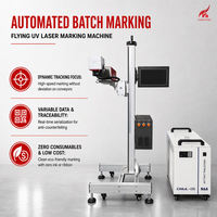 Machine de marquage laser UV à froid CKMACHINE 355nm pulsée pour codes de traçabilité sur bouteilles et bouchons dans les lignes de codage par lots à grande vitesse
