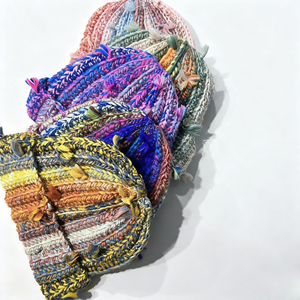 Nouveauté 2026 Chapeaux bob pour <span class=keywords><strong>femme</strong></span> en crochet fait main, tricotés ajourés, style mode été plage, noués à la main - Product Image 1